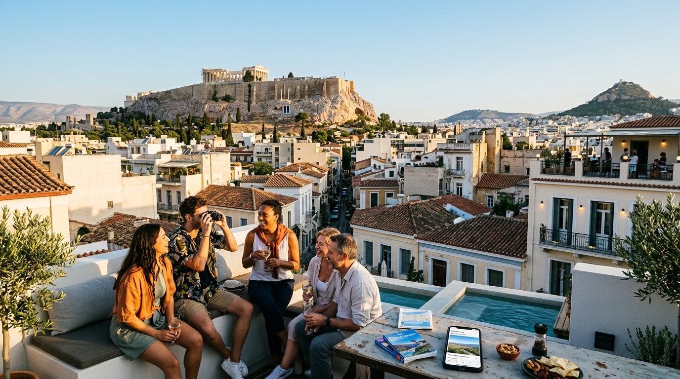 Γράφημα που δείχνει την άνοδο των κρατήσεων Airbnb στην Ελλάδα.