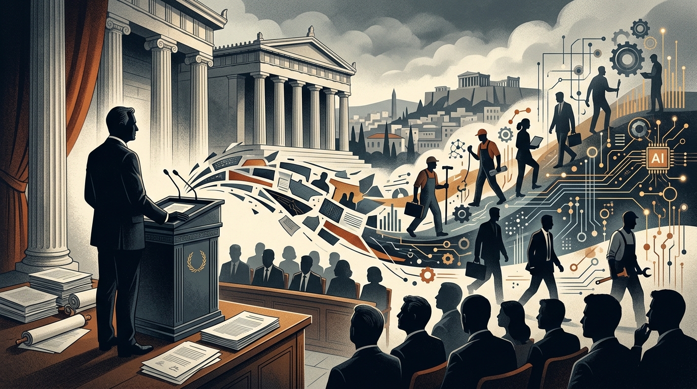 The Great Disruption: Skylakakis Warns of AI’s Impact on the Greek Workforce by 2030