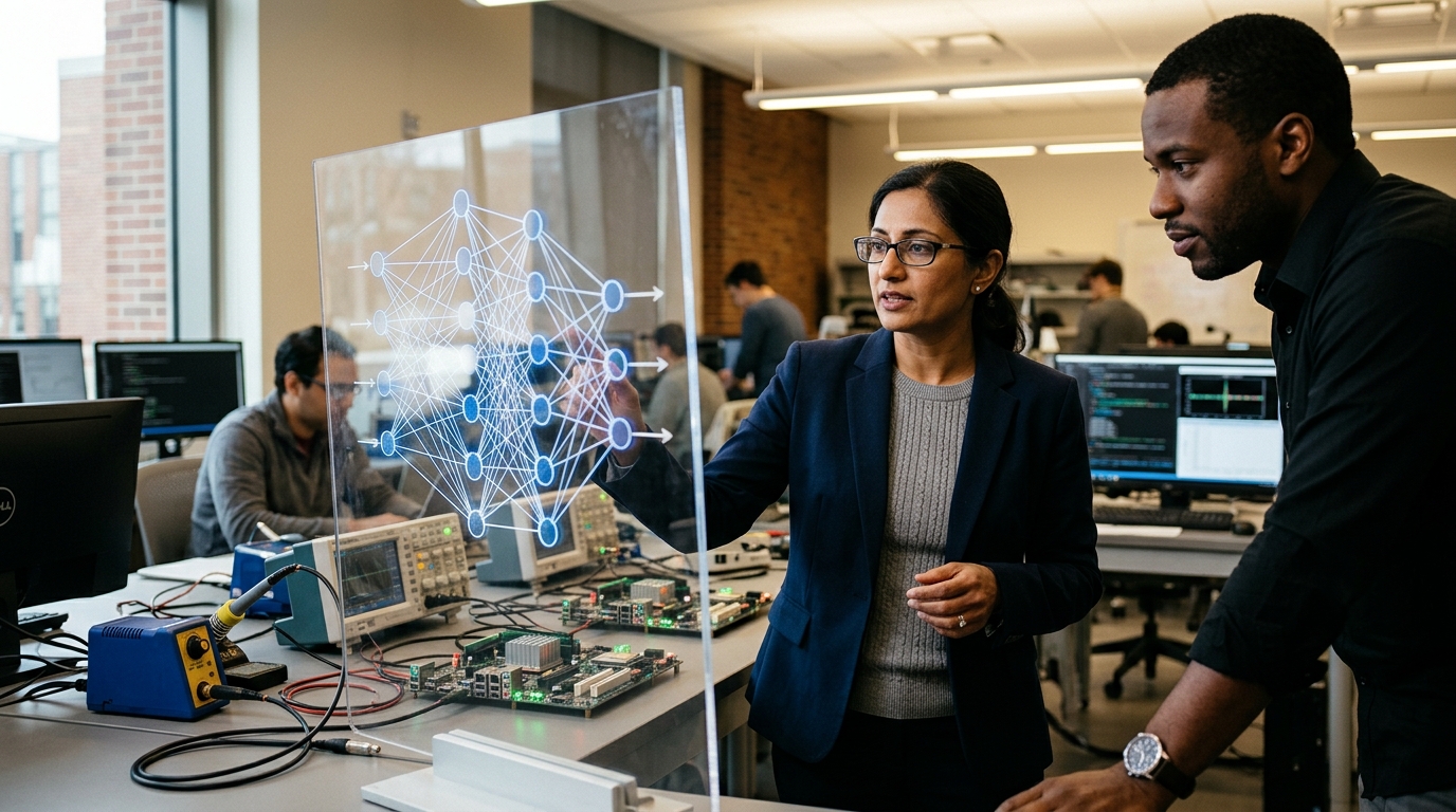 Researchers analyzing Data Science at Central Michigan University.