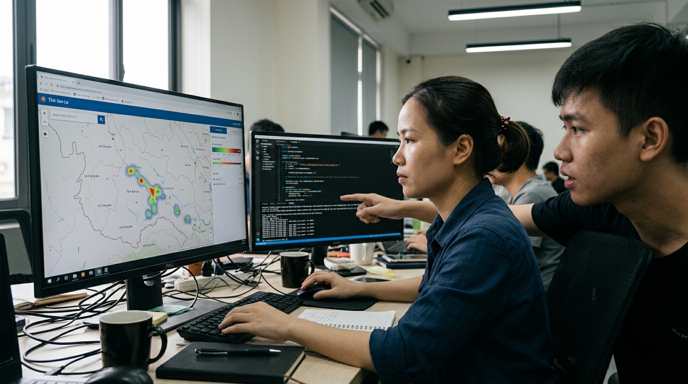 AI technology being implemented for public safety and law enforcement in rural Vietnam communes.