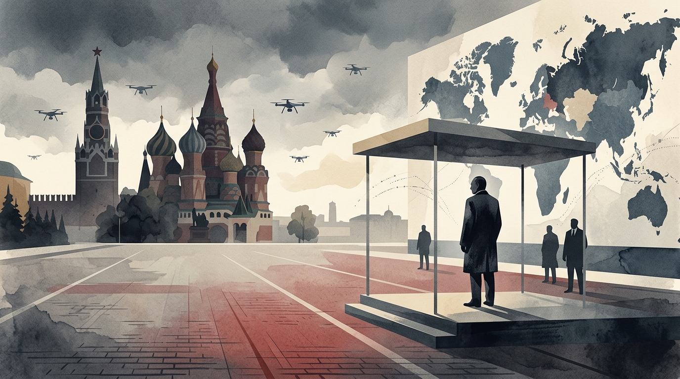The Empty Red Square: Putin Presides Over Victory Day Without Armor Amid Drone Threats