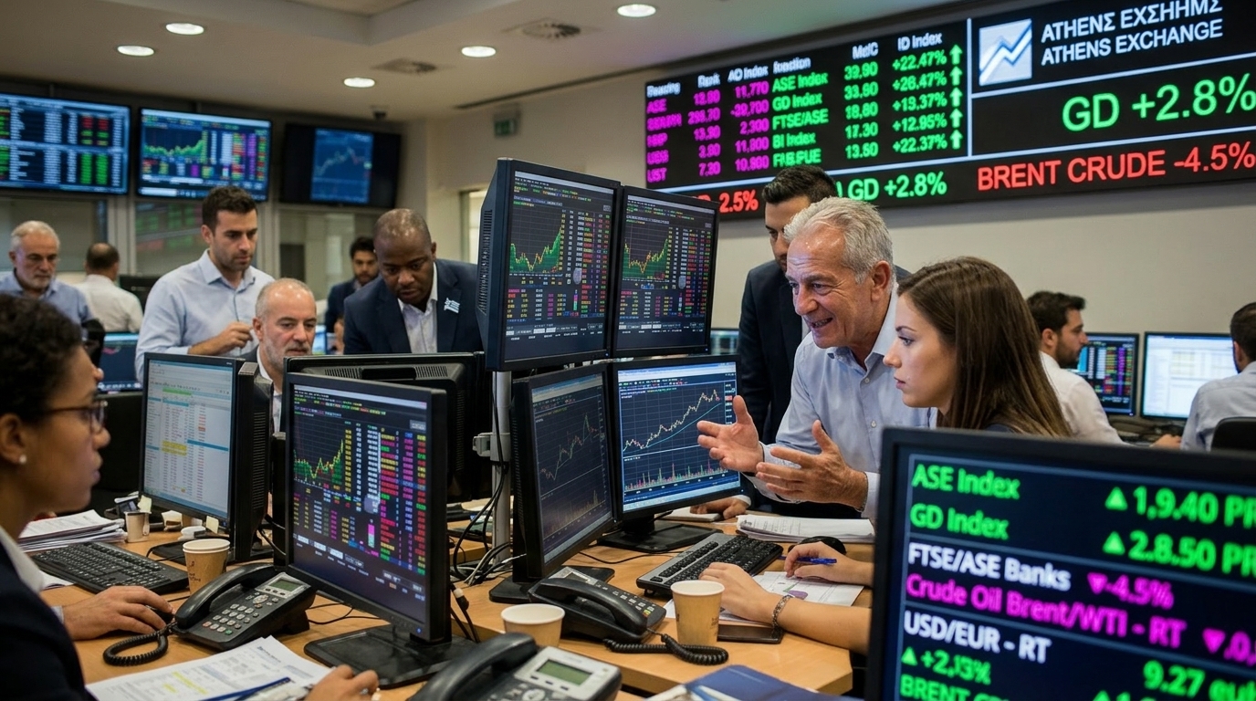 Stock market chart showing growth after the US-Iran deal announcement.