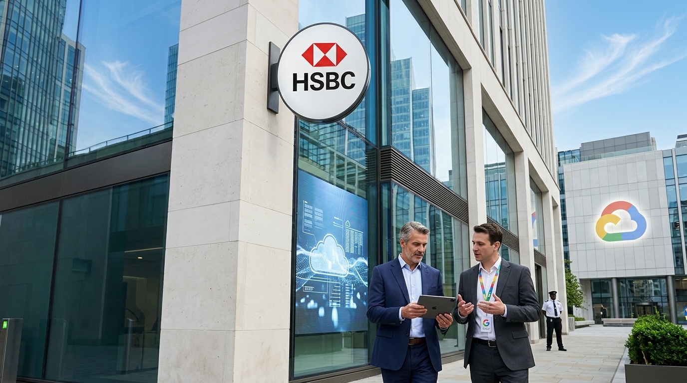 HSBC και Google Cloud: Μια Συμμαχία 100 Εκατομμυρίων που Αναδιαμορφώνει το Μέλλον της Τραπεζικής
