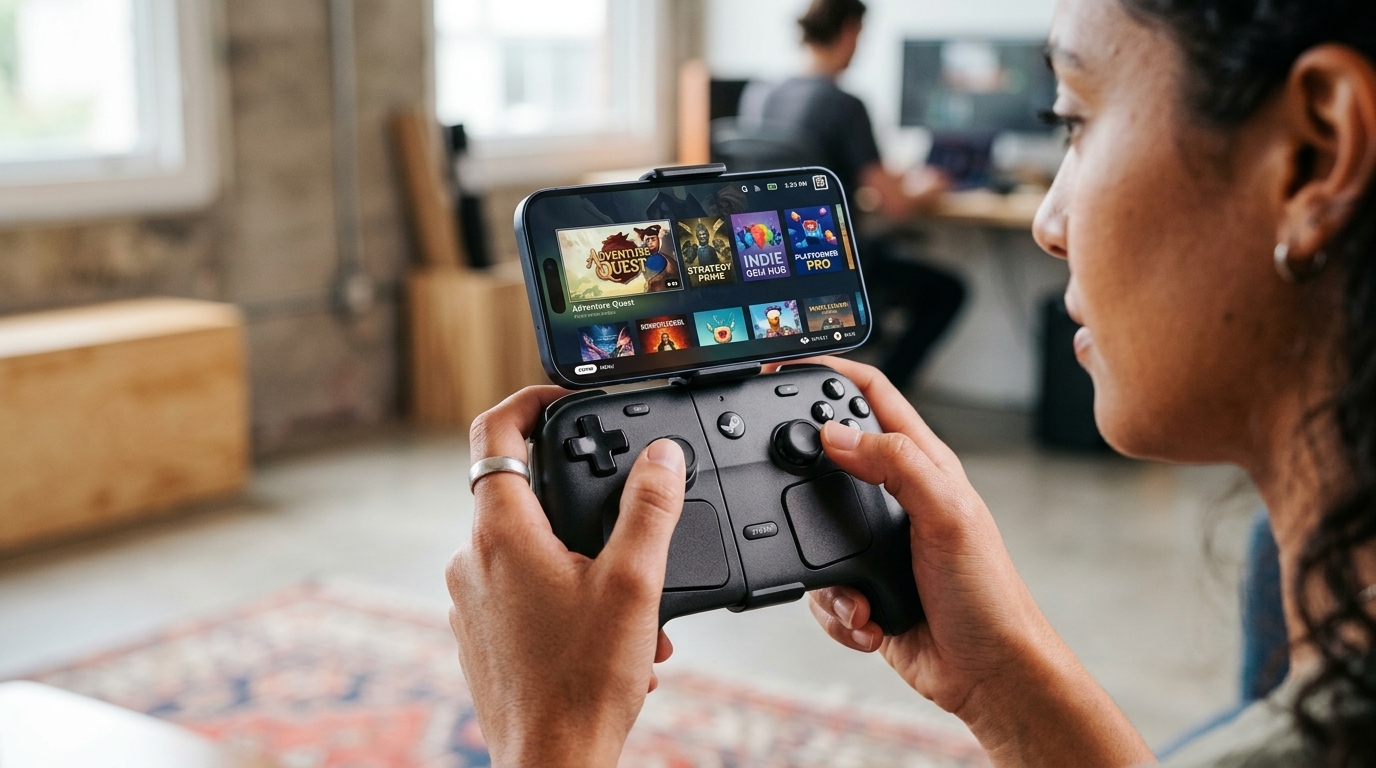 The new Valve Steam Controller with Mechanism gaming accessories