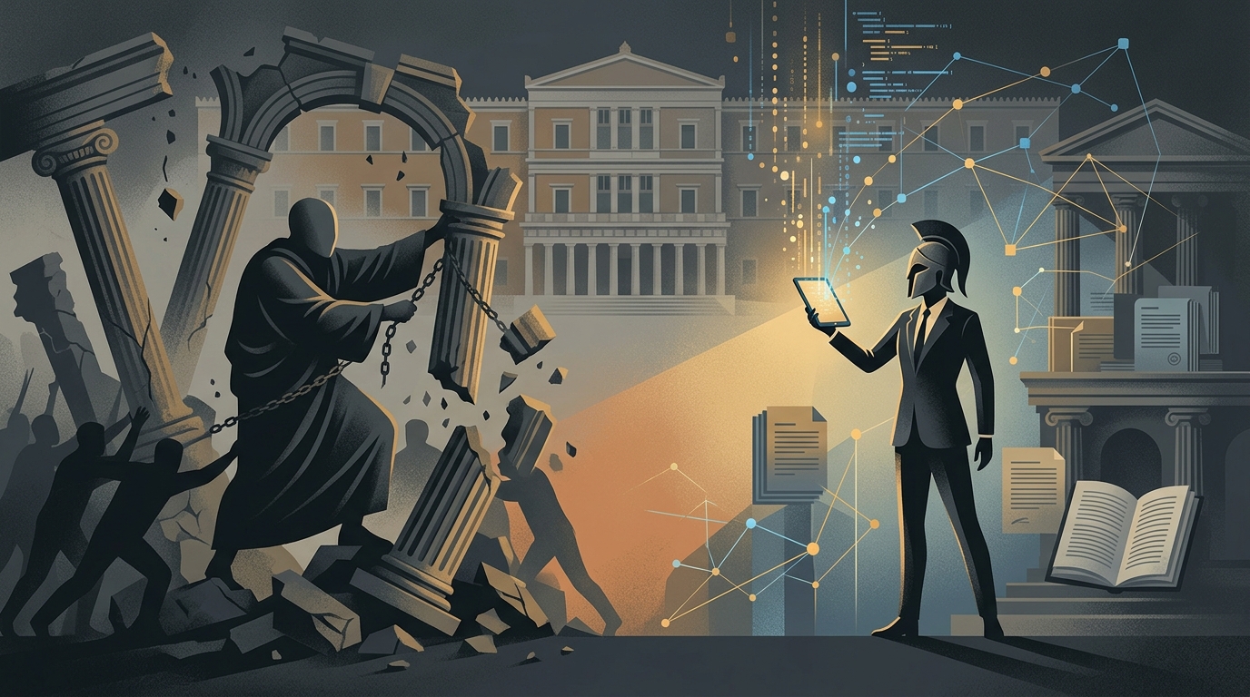 Kyriakos Pierrakakis interviewed about digital governance and education in Greece.