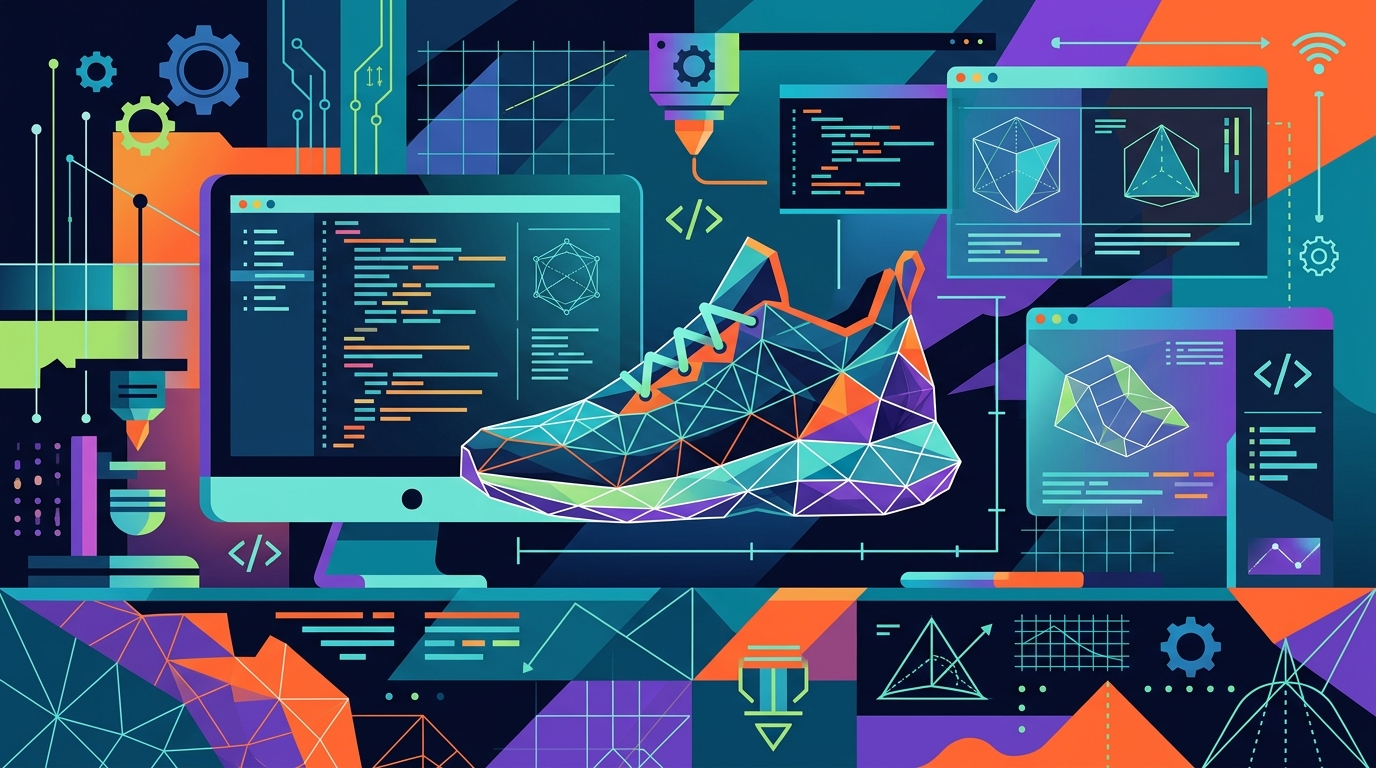 Η ενιαία δομή πλέγματος του 3D-printed παπουτσιού adidas Futurecool.