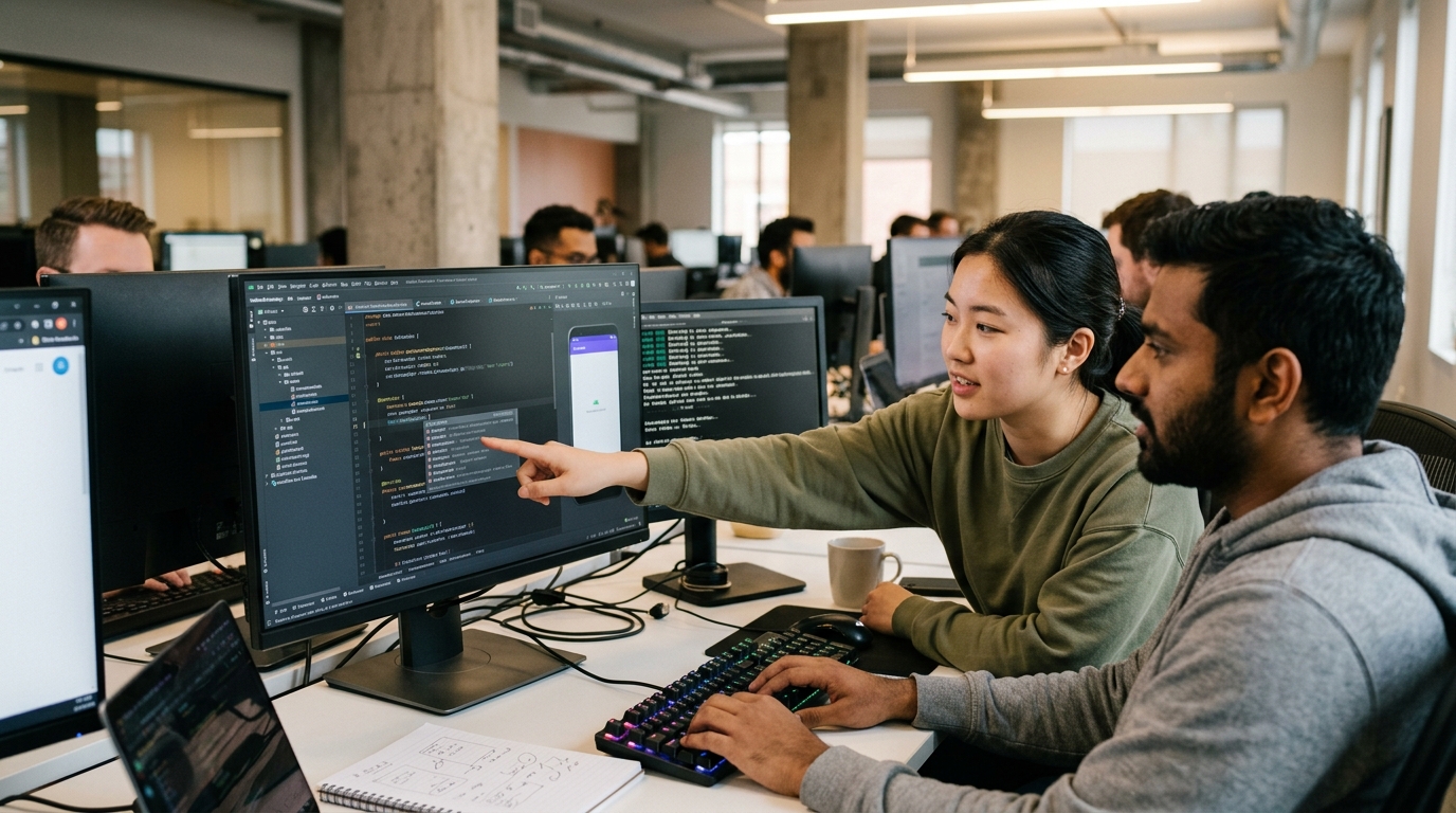 Building an Android app using Google artificial intelligence tools.