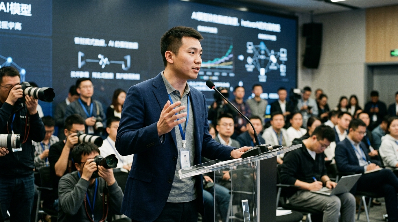 Tech company offices in Beijing's Zhongguancun district representing Chinese AI growth.