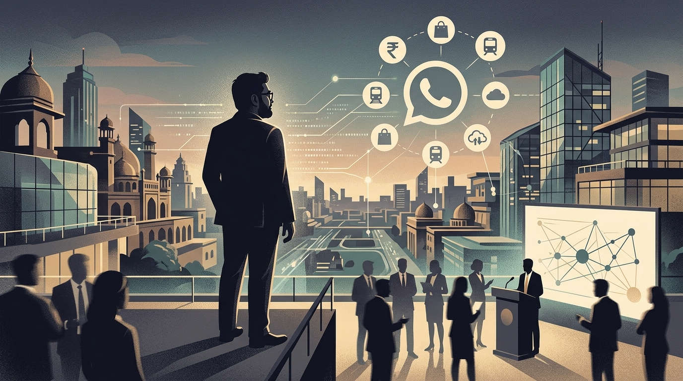 Kunal Shah leading WhatsApp's transition into a global fintech and commerce super-app.