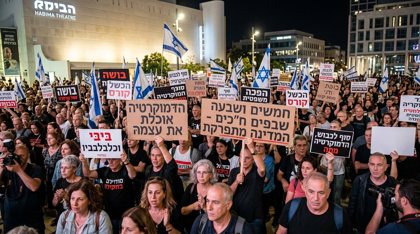 Israel: Social Implosion and Netanyahu's Political Deadlock - Habima Square as a Mirror of a Divided Nation