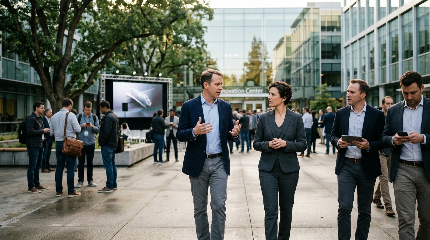Microsoft and OpenAI logos displayed over a cloud computing background.