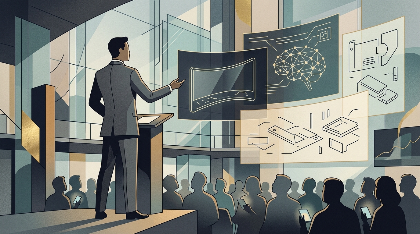 Portrait of John Ternus, Apple's new leader in the era of Artificial Intelligence.