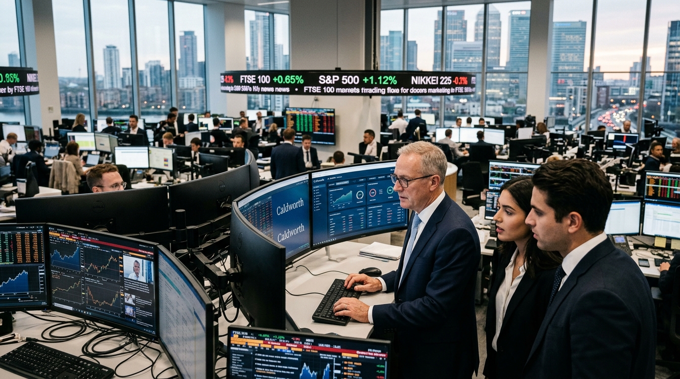 Caldworth data visualization for AI in investment management.