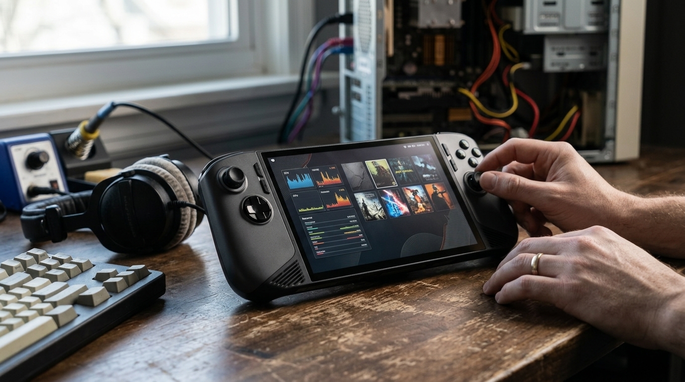 Valve, Intel, and Nvidia logos highlighting expanded hardware support for SteamOS.