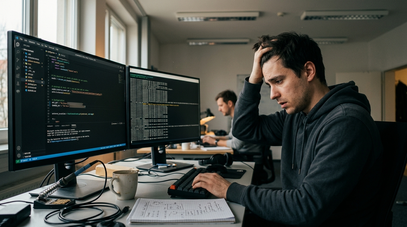 Digital visualization of API keys and cybersecurity for AI agents.