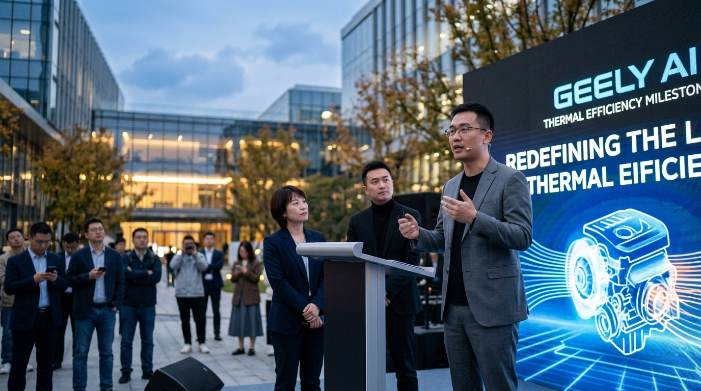 Ο νέος αποδοτικός κινητήρας της Geely σχεδιασμένος με Τεχνητή Νοημοσύνη.