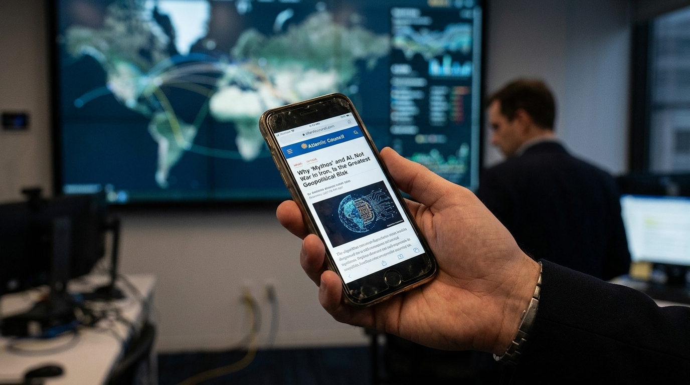 Atlantic Council: Why 'Mythos' and AI, Not War in Iran, Is the Greatest Geopolitical Risk