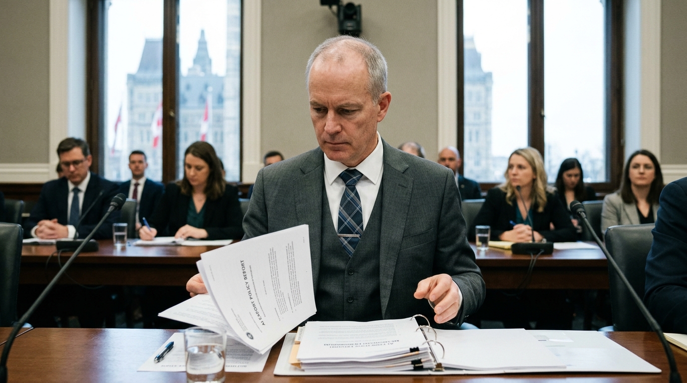 Γραφικό με το λογότυπο της Anthropic και την αμερικανική σημαία για τους περιορισμούς AI.