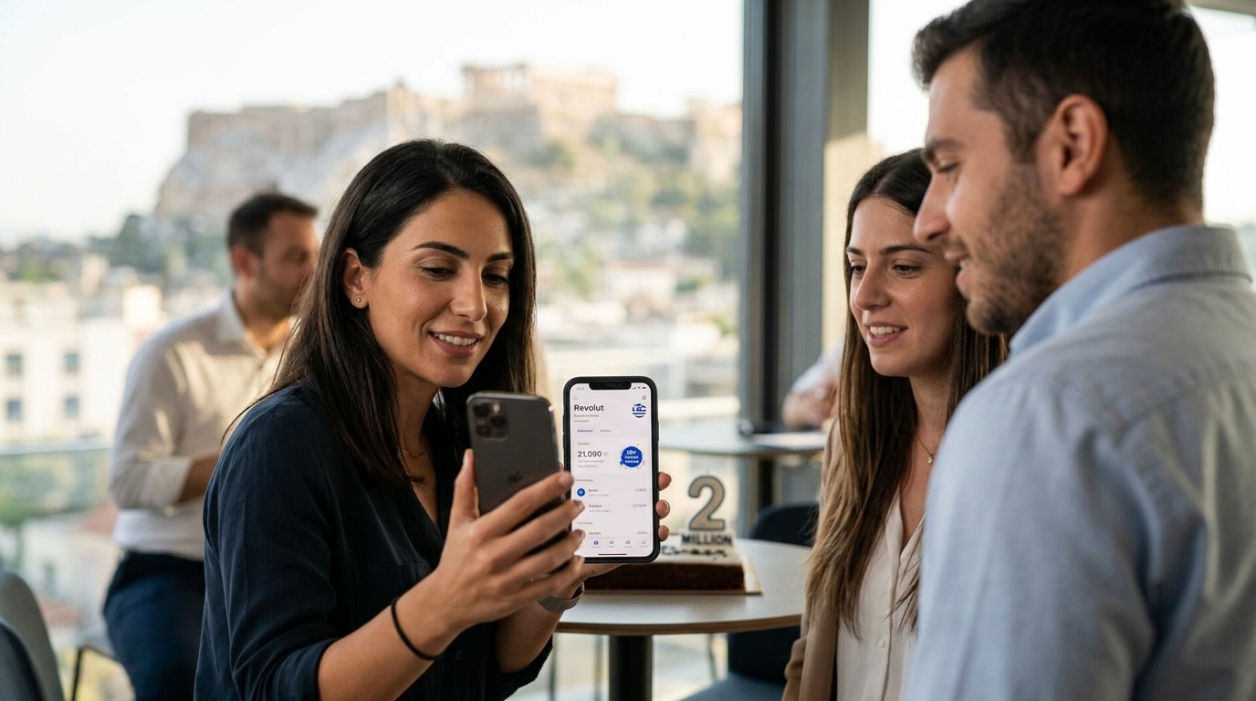 Revolut: Το ορόσημο των 2 εκατομμυρίων στην Ελλάδα και η ανατολή μιας νέας τραπεζικής εποχής