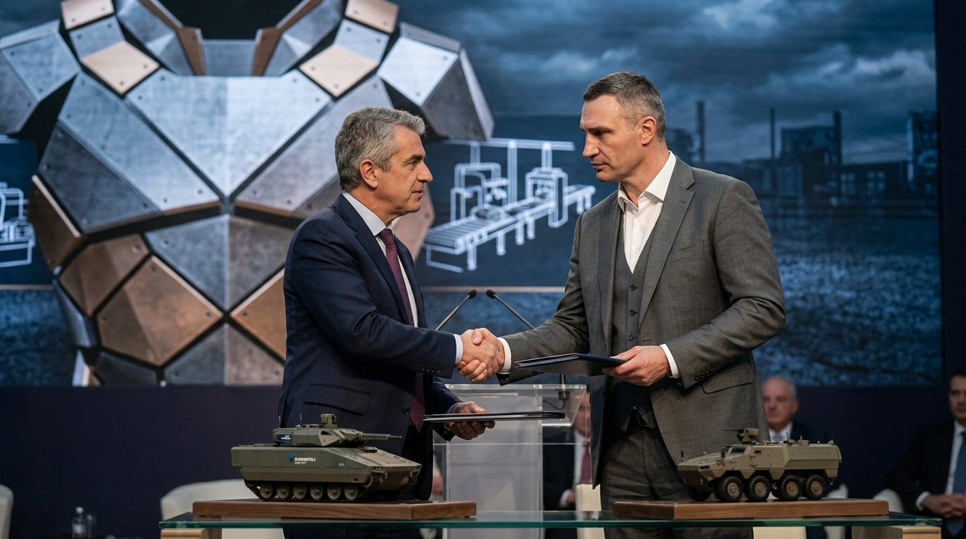 GEK TERNA and Rheinmetall strategic alliance for Greek Defense production.