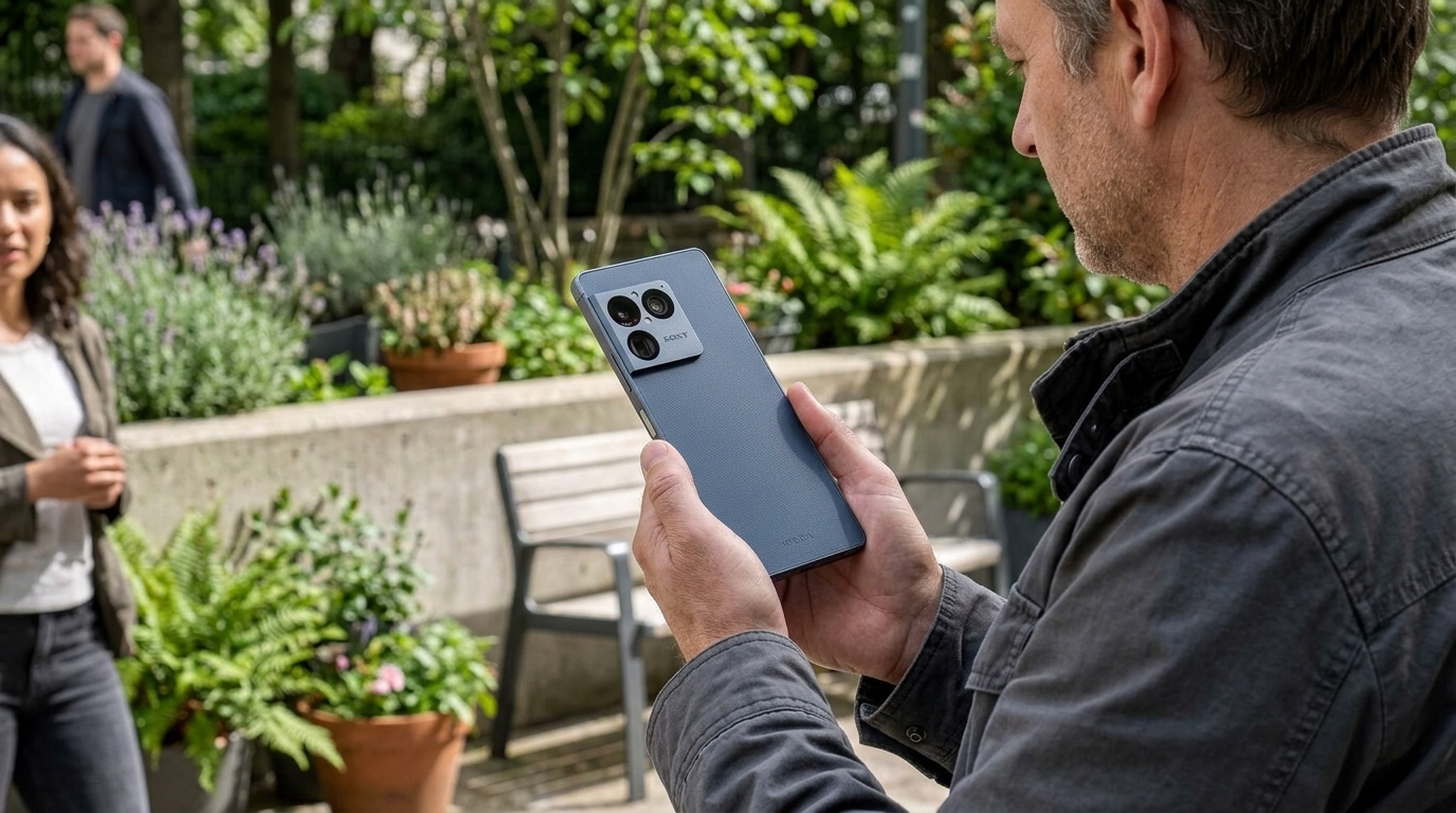 Το νέο smartphone Sony Xperia 1 VIII με το προηγμένο σύστημα καμερών.