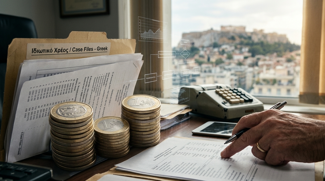 Digital platform for private debt restructuring in Greece.