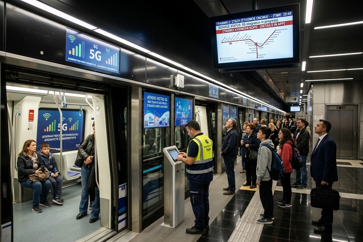Μετρό Γραμμή 2: Η Αθήνα σε τροχιά εκσυγχρονισμού – Γιατί κλείνουν νωρίτερα οι σταθμοί και τι σημαίνει η έλευση του 5G