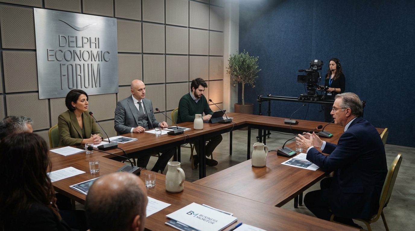 Discussion on Artificial Intelligence and Defense at the Delphi Economic Forum.