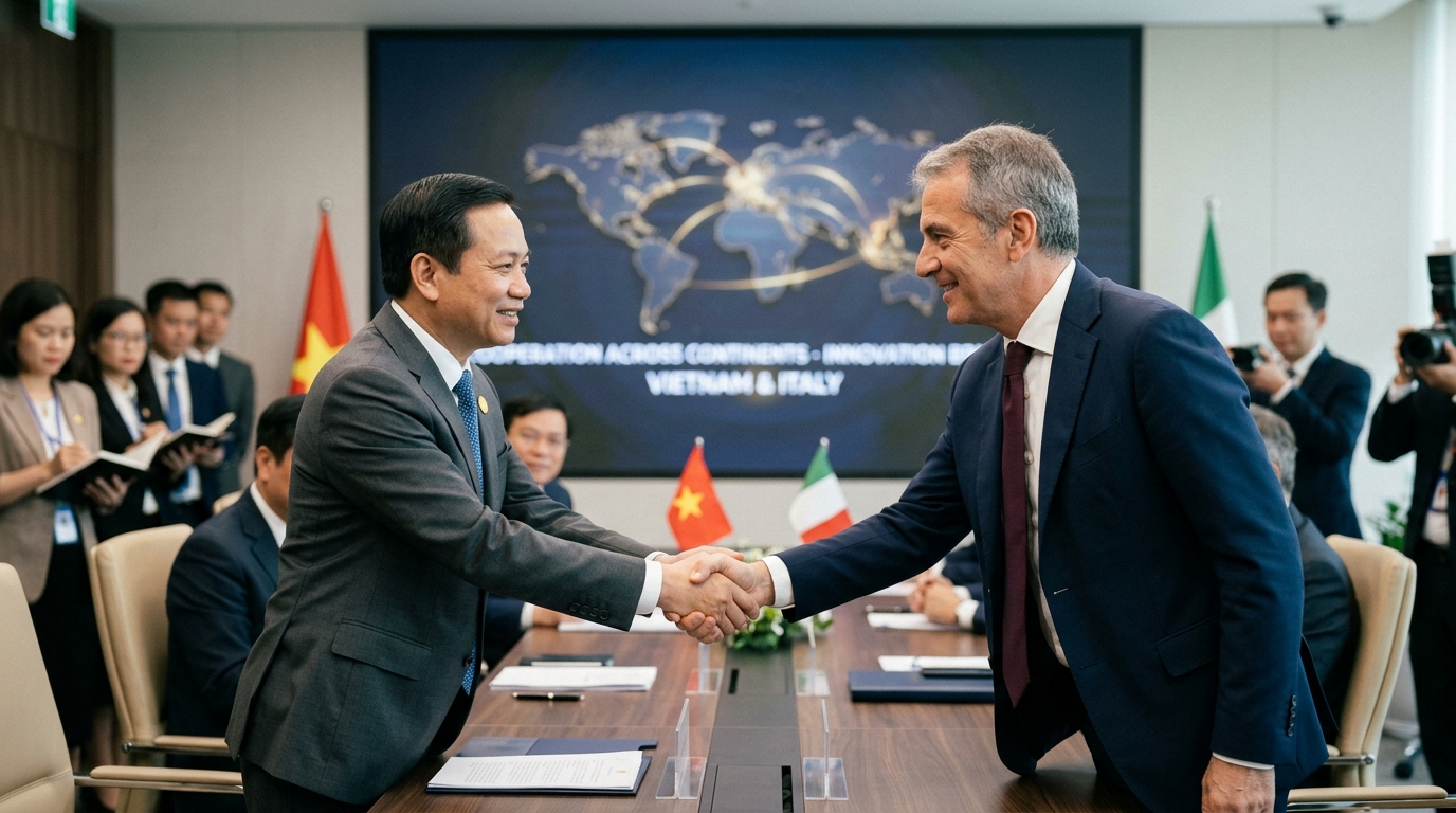 The Innovation Bridge: Vietnam and Italy Strengthen Cooperation in AI, Space, and Technology