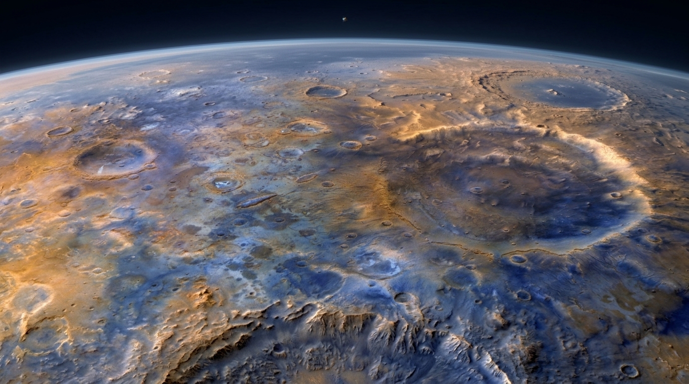 Το διαστημικό σκάφος Psyche της NASA κατά το πέρασμά του από τον πλανήτη Άρη
