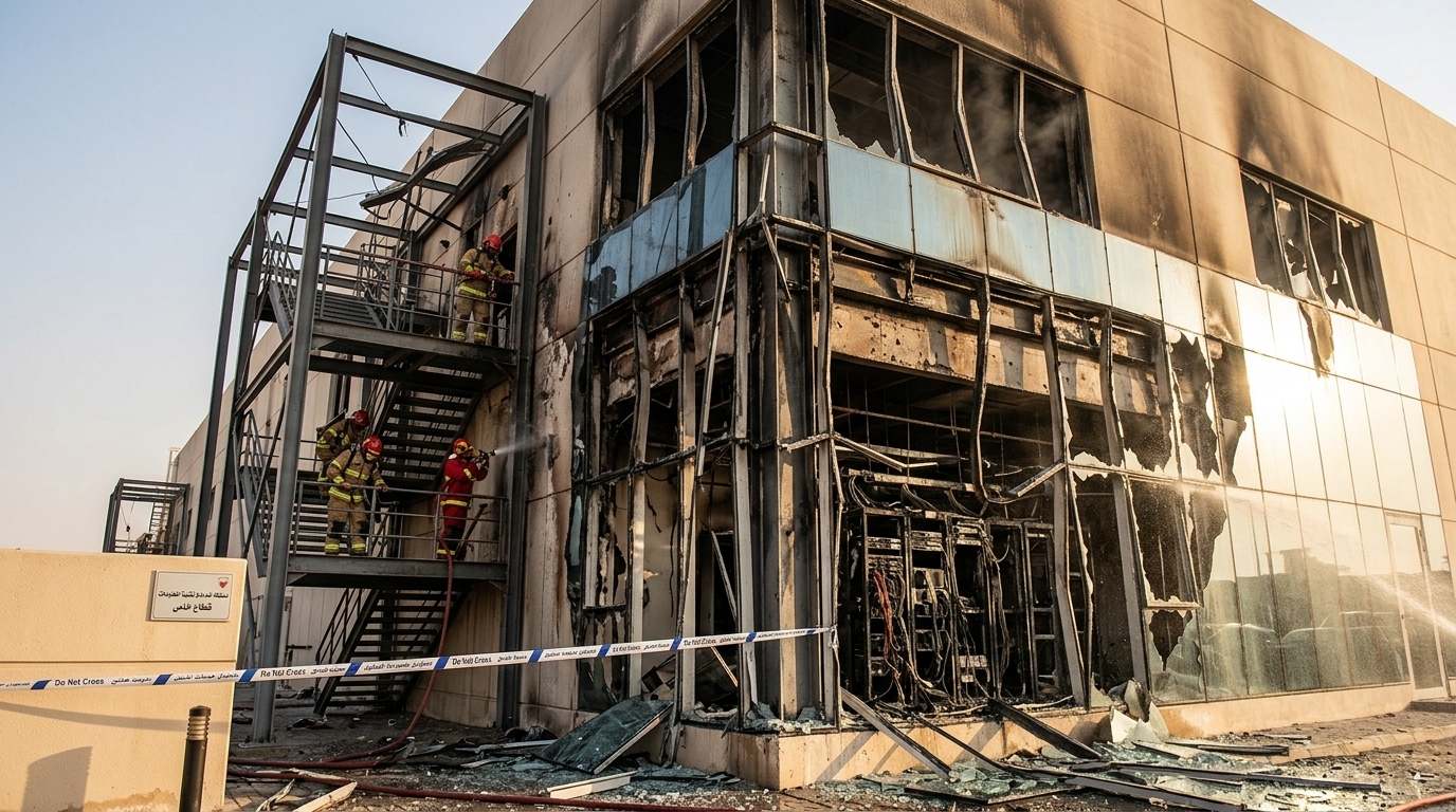 Amazon Web Services data center in Bahrain under alleged IRGC attack.