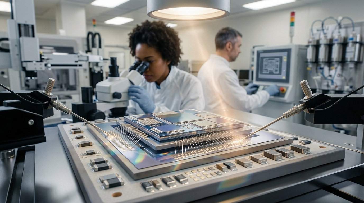 Micron memory chips for artificial intelligence and AI semiconductors.