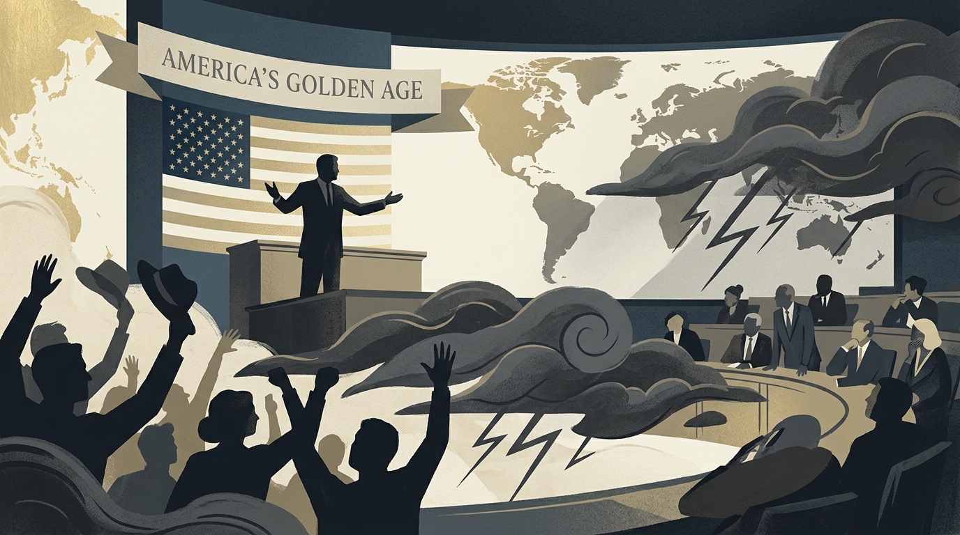 Trump: America’s 'Golden Age' Amidst Cheers and Storm Clouds