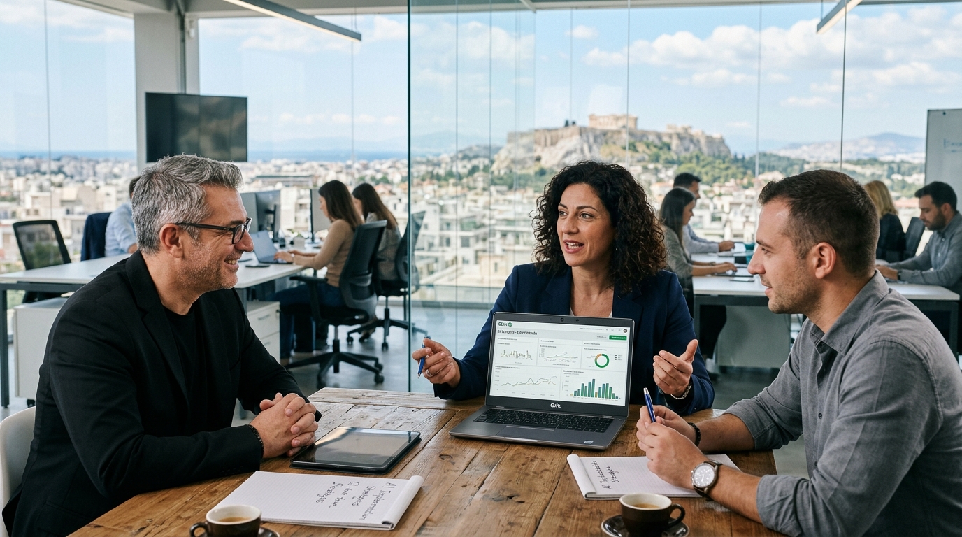 Witside and Qlik presentation on Artificial Intelligence in Greece.