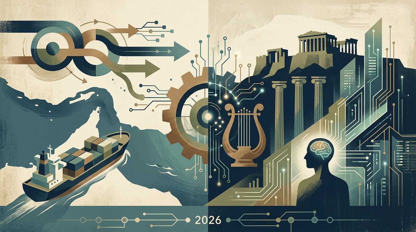 The Hormuz Dividend and the Greek AI Pivot: A New Equilibrium for 2026