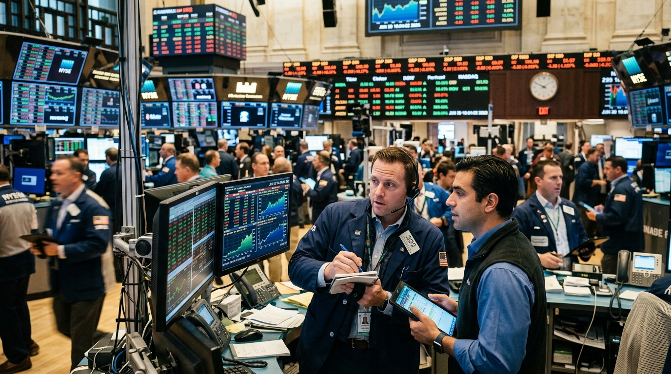 Financial chart showing growth of AI stocks in 2026.
