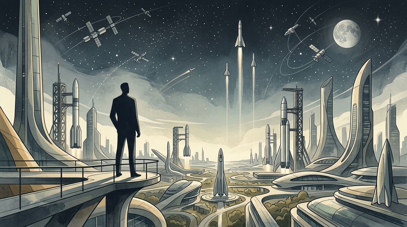 Ο Τζεφ Μπέζος παρουσιάζει την Prometheus AI για τη βιομηχανική επανάσταση στο διάστημα.