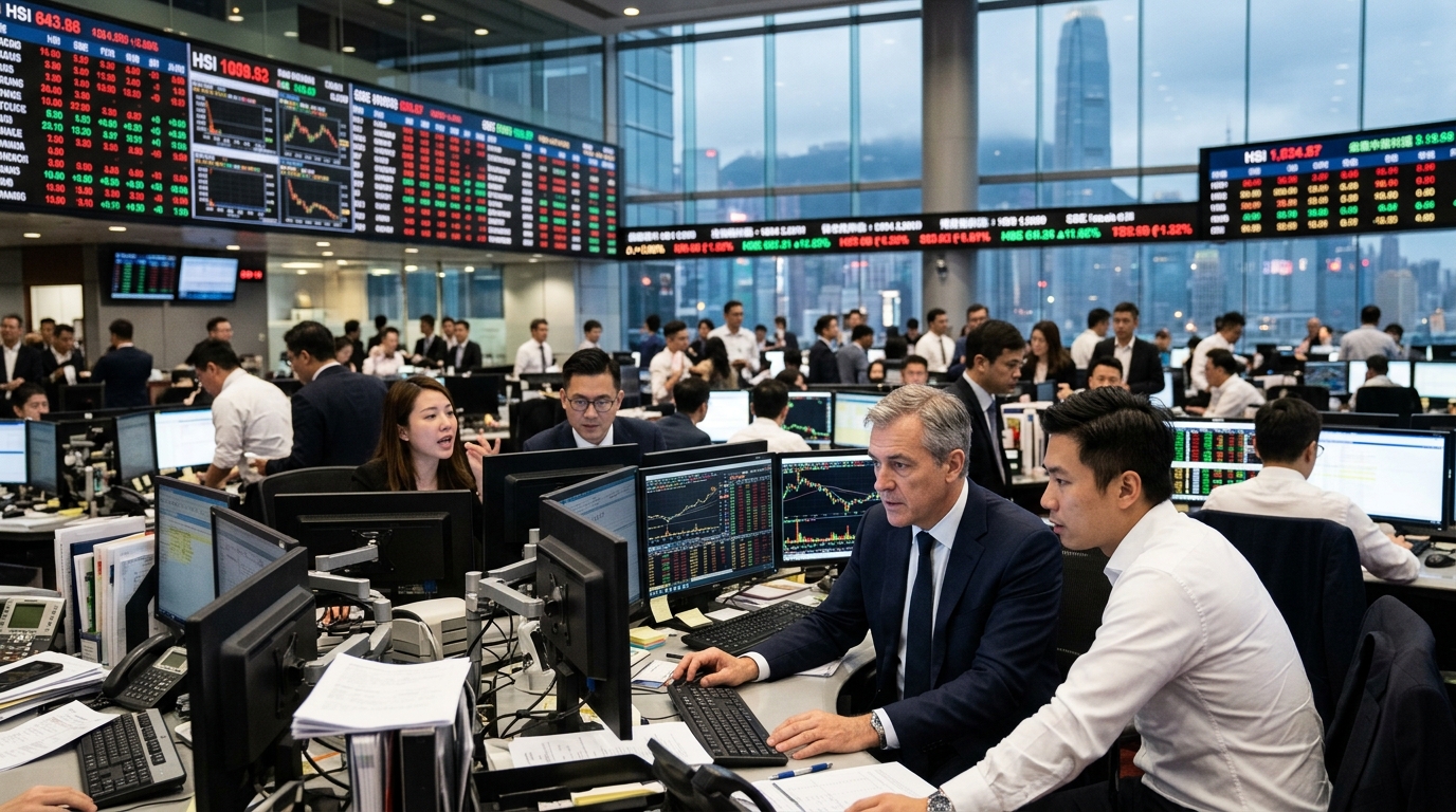 Λογότυπα Alibaba και Tencent με γραφήματα ανόδου κόστους Τεχνητής Νοημοσύνης.