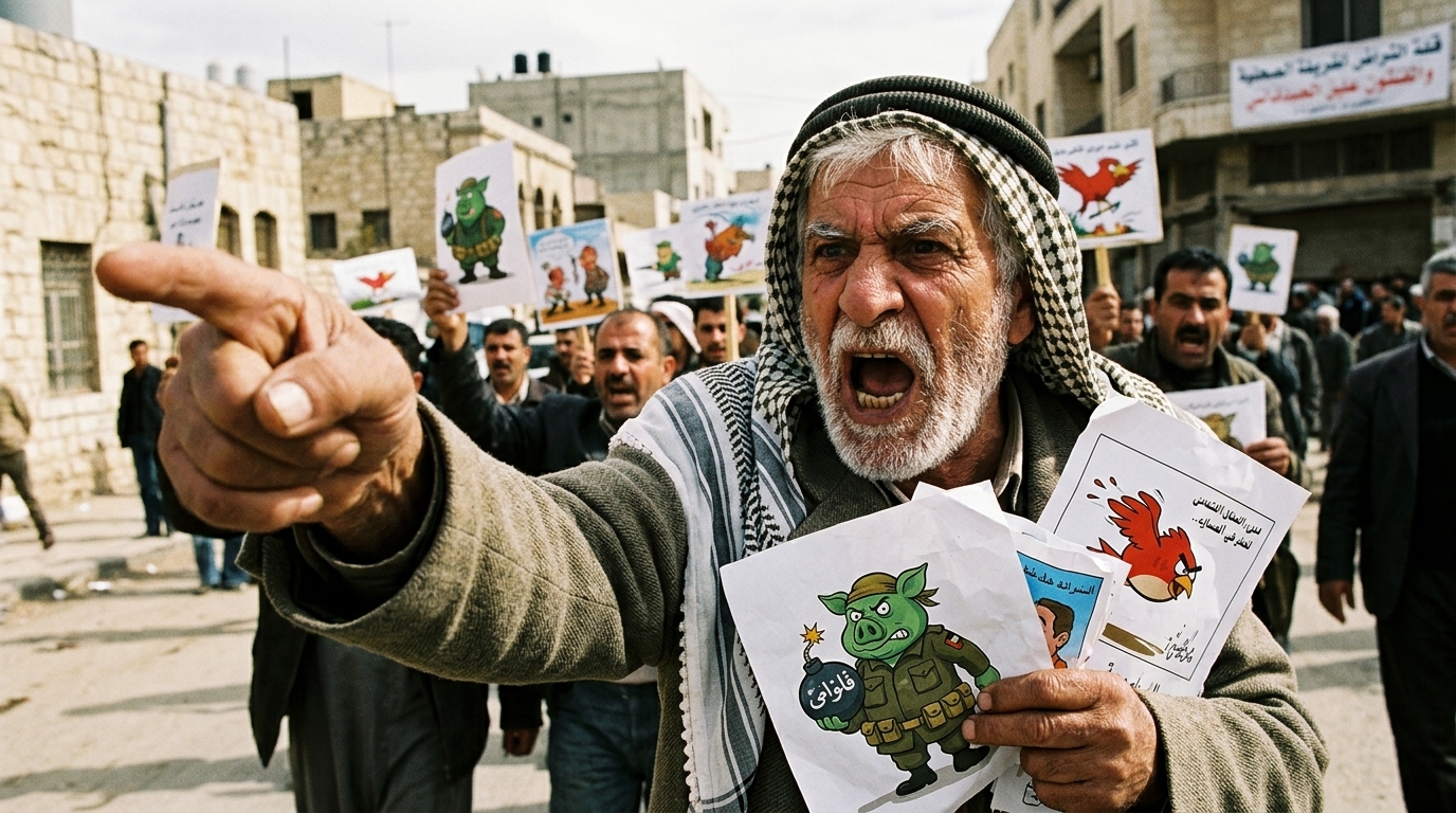 Digital Satire as a Battlefield: Hezbollah’s Fury Over ‘Angry Birds’ Caricatures