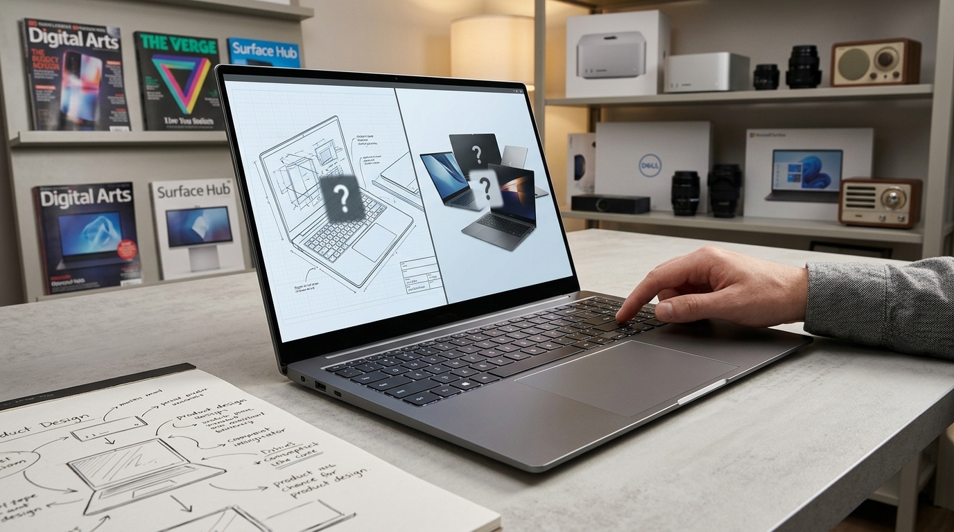 The Samsung Galaxy Book6 Ultra laptop featuring a sleek metallic finish.