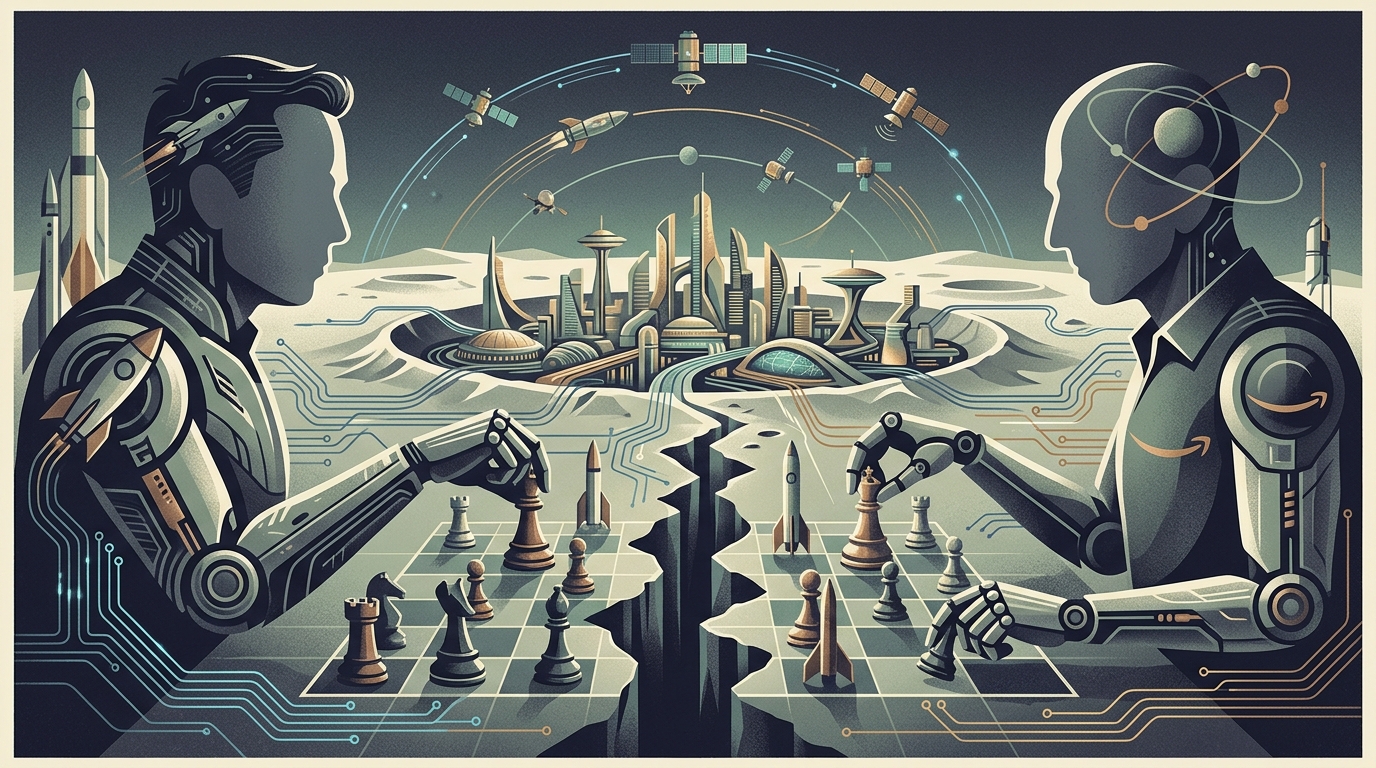 Musk vs Bezos: AI in Space and Lunar Geopolitics — The AI Chronicle