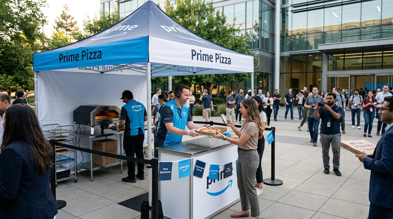 Το Πείραμα της Πίτσας: Πώς η Amazon Χρησιμοποιεί το Prime Day για να Κατακτήσει το Delivery Φαγητού