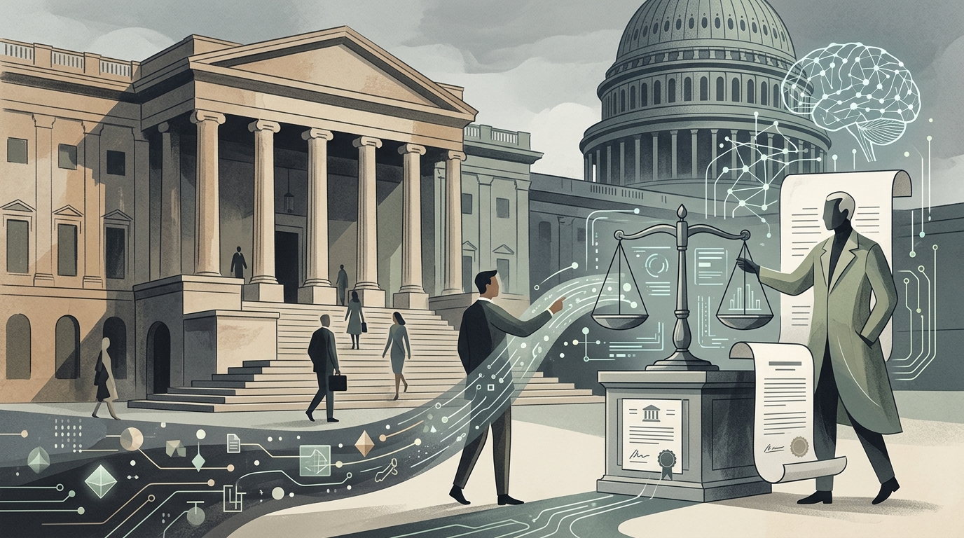 Google DeepMind CEO Demis Hassabis discussing AI regulation and the FINRA model.