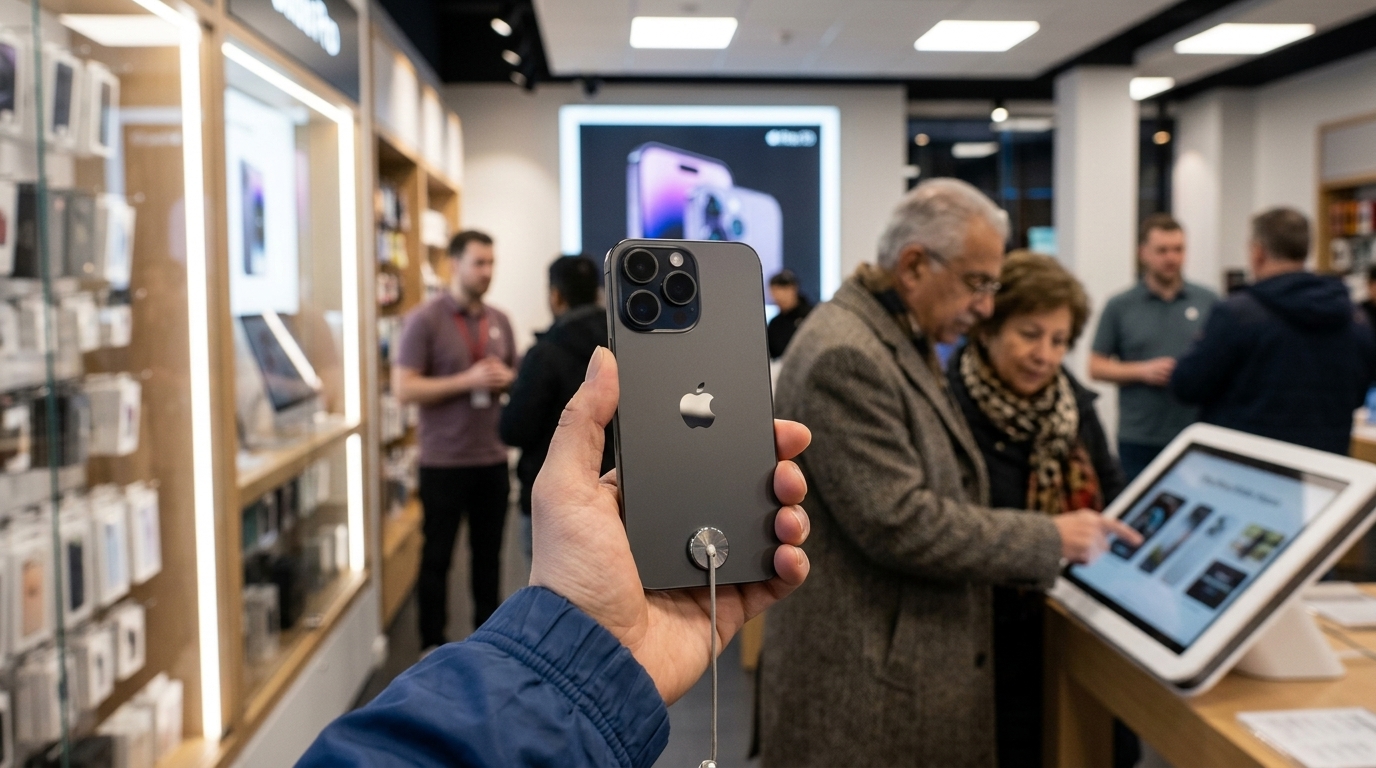Το λογότυπο της Apple και το Apple Intelligence σε γραφικό για τη δικαστική διαμάχη.