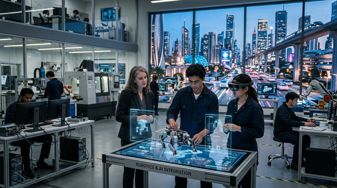 Modern vocational education and school management powered by Artificial Intelligence tools.