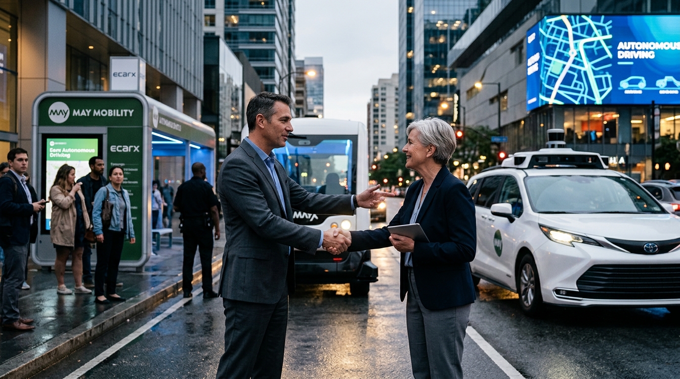 Ecarx: Η Συμφωνία 750 Εκατομμυρίων με τη May Mobility και η Νέα Γεωπολιτική των Robotaxis