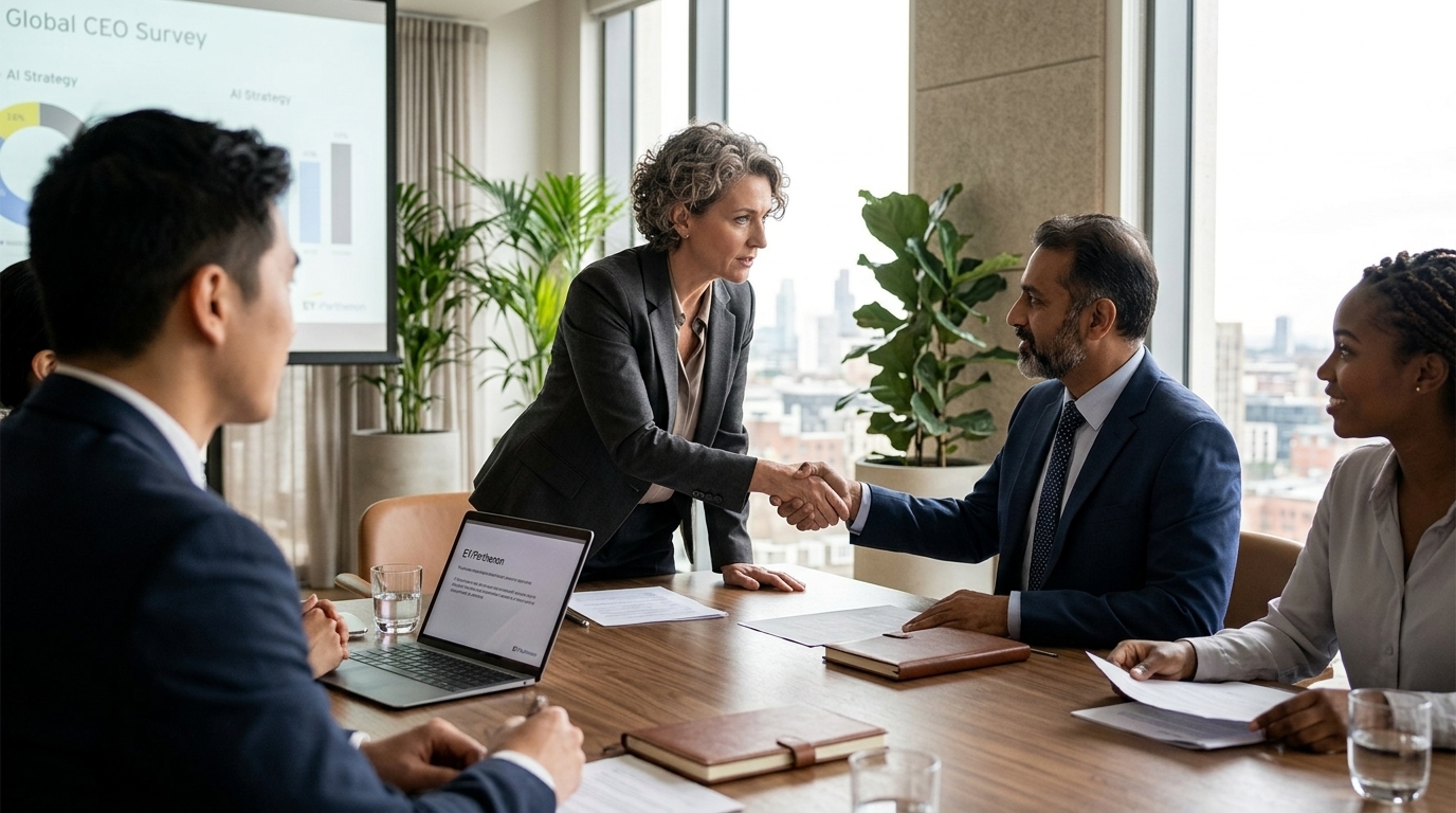 EY-Parthenon: Global CEOs Pivot to Profitability, AI, and Strategic M&A Amid Uncertainty