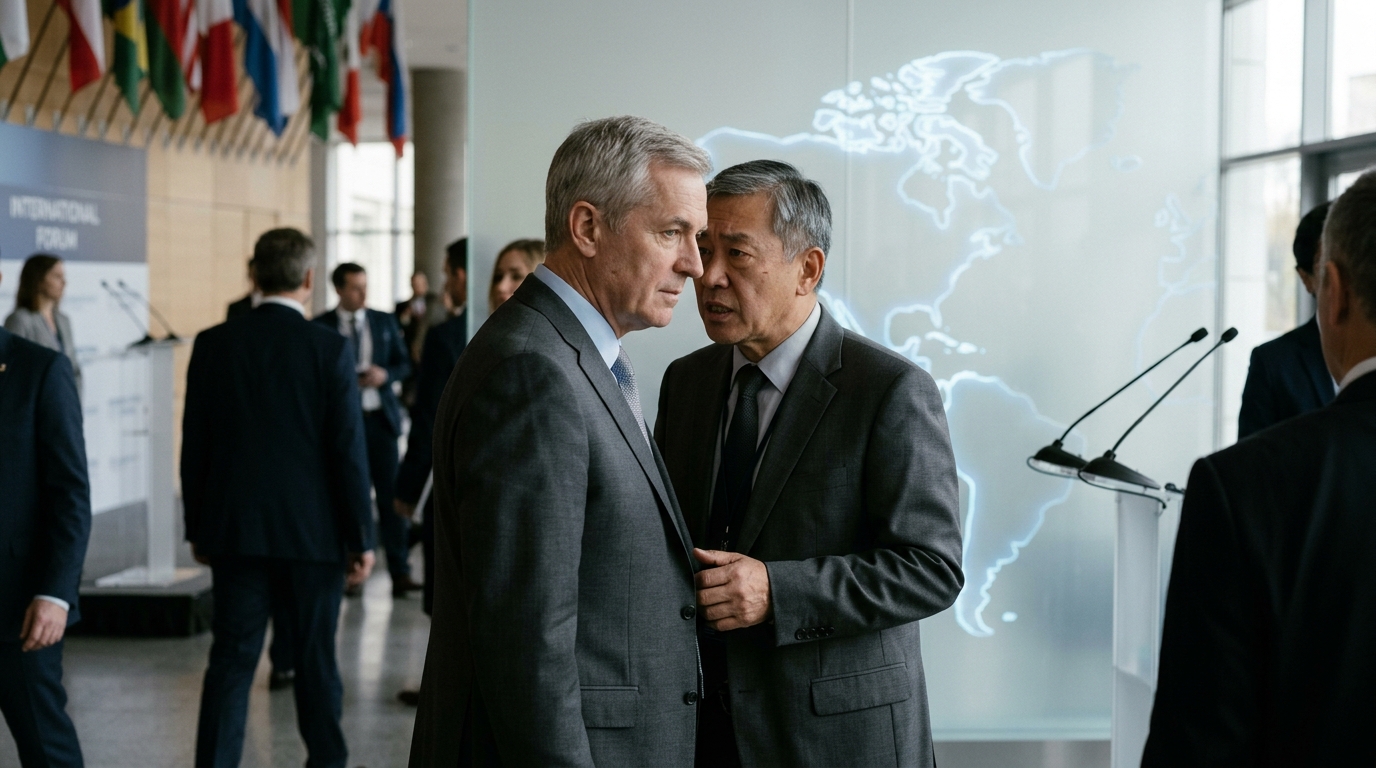 Digital illustration of the Anthropic and Alibaba conflict over AI intelligence extraction.
