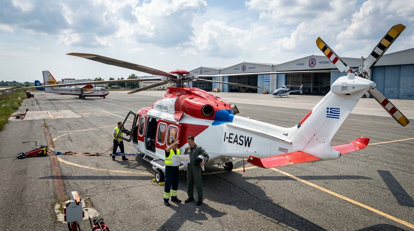 Aw139 Rescue AW139 Helicopters: Strengthening Greece's Civil Protection — The AI ...