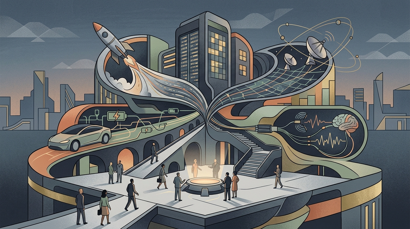 The Musk Empire: How His Diverse Ventures are Merging into a Single Technological Ecosystem